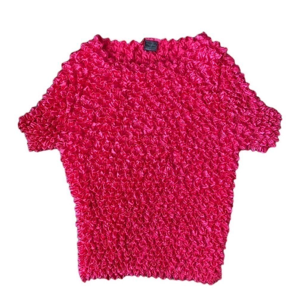Magic scarf Barbie hot pink popcorn shirt one size fits all